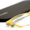 Always With You ThinOptics Reading Glasses - Ultra Thin and Lightweight Readers with Case - Special Edition Colors - Rectangle Yellow 2.0x view 3
