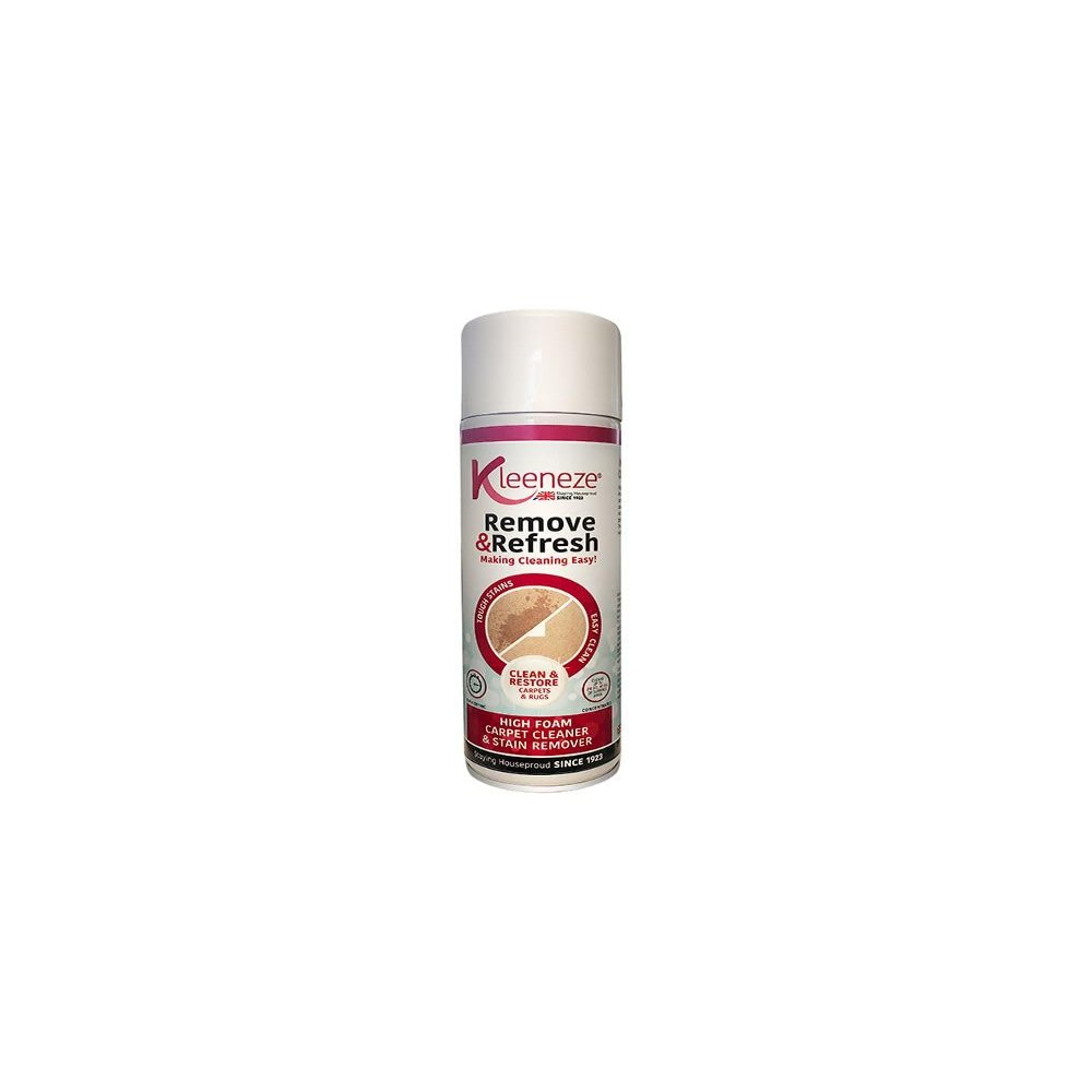 Kleenze Remove & Refresh Carpet Cleaner - Ideal For Carpets, Rugs, Upholstery And Clothing. Perfect For Spot Treatment Of Spillages And Stains