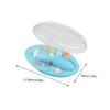 Mipcase 1 Set Nail Kids Nail Trimmer Baby Clippers Nail File for Babies Nail Machine Electric Sharpener Newborn Nail Scissors Abs Resin Multifunction view 2