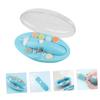 Mipcase 1 Set Nail Kids Nail Trimmer Baby Clippers Nail File for Babies Nail Machine Electric Sharpener Newborn Nail Scissors Abs Resin Multifunction view 3