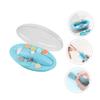 Mipcase 1 Set Nail Kids Nail Trimmer Baby Clippers Nail File for Babies Nail Machine Electric Sharpener Newborn Nail Scissors Abs Resin Multifunction view 4