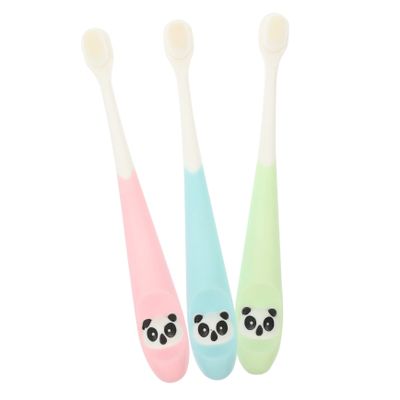BCOATH 3pcs Boy Girl Toothbrushes Cartoon Handle Soft Bristle Toothbrushes for Toddlers Random Colors Fun Oral Care for Boy Girl Promote Brushing Habits