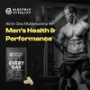 ELECTRIC VITALITY Multivitamins for Men - All in One Pack for Energy and Focus, Mens Vitamins for Mental Performance and Health, Packed with Tongkat Ali, Shilijit, Vitamin C, B3, B1, A, B12, 30 Pk view 2