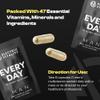 ELECTRIC VITALITY Multivitamins for Men - All in One Pack for Energy and Focus, Mens Vitamins for Mental Performance and Health, Packed with Tongkat Ali, Shilijit, Vitamin C, B3, B1, A, B12, 30 Pk view 4
