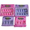 Marshmallow Peeps Chicks and Bunnies Variety Pack, 15 Count Chicks and 8 Count Bunnies (Pink/purple) view 1