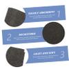 COLLBATH 3pcs Clean Dry Rag Glasses Microfiber Cleaning Cloths Micro Fiber Towels Lense Cleaner Jewelery Cleaner Microfiber Towels Dish Cloth Wipe The Mirror Fiber Car, 30x30x0.5cm, Black view 3