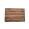 24" Wall Mounted Teak Wood Folding Shower Seat Bench view 2