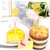 Amosfun 8pcs Ballerina Dancing Girl Cupcake Toppers Creative Cake Ornaments for Birthday Shower and Theme Parties Decorative Inserted Cards for Cakes Cookies and Ice view 3