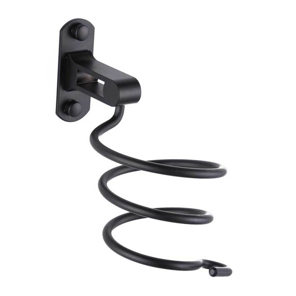 Angoily Hair Dryer Rack Wall Mount Aluminum Holder Stand for Bathroom Home Storage Organizer for Dryer