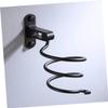 Angoily Hair Dryer Rack Wall Mount Aluminum Holder Stand for Bathroom Home Storage Organizer for Dryer view 3