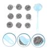 SHOWERORO Metal Dish Washing Brush Scrubber Stainless Steel Cleaning Ball for Heavy Duty Cleaning view 4