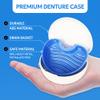 Denture storage case  Hygienic & Protective Denture Bath Cup  Travel-Friendly Orthodontic Dental Retainer Container, Portable, Secure for Invisalign, Mouth guards, Braces  Easy to Use view 3