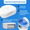 Denture storage case  Hygienic & Protective Denture Bath Cup  Travel-Friendly Orthodontic Dental Retainer Container, Portable, Secure for Invisalign, Mouth guards, Braces  Easy to Use view 4