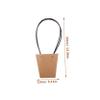 NUOBESTY 10pcs Kraft Flower Bouquet Bags Sturdy Handle Packaging for Weddings Parties and Special Occasions Odor Flat Bottom Design view 3