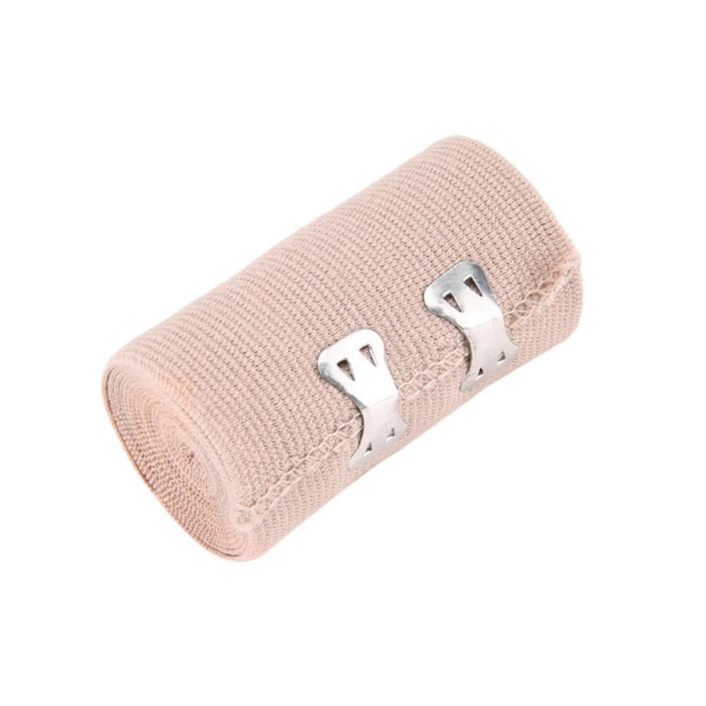 OATIPHO High Elastic Bandage Wrap with Metal Hooks Ace Bandage for Gauze Tape Sports Adhesive for Ankle Arm Leg Chest