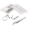 ARTIBETTER 18grids Eyeglass Repair Kit with Tiny Screws Professional Precision Screwdriver Accessories for Glasses Repair for Sunglasses and Eyeglasses Maintenance view 1