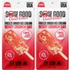Sow Good Freeze Dried Ice Cream Candy Berry Crunch Ice Cream Bar 2 Pack. Perfect for Snacking, Parties & Astronauts view 1