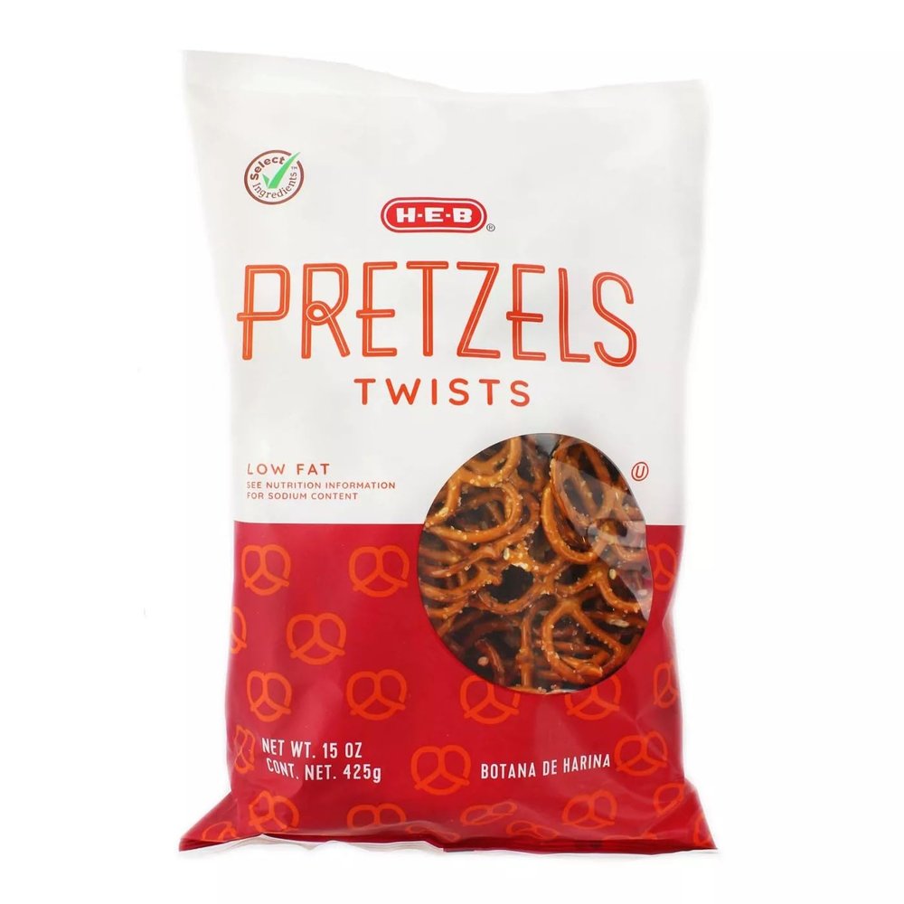 HEB HEB Low Fat Twists Pretzels 2 Bags