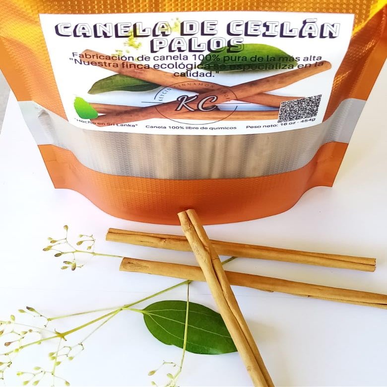 1 lb of organic Ceylon Cinnamon sticks, 7 inches long, chemical-free, and 100% natural. These are premium quality True Cinnamon (Cinnamomum Verum) from Sri Lanka.