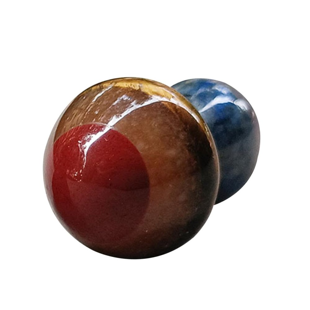 Angoily Mushroom Shape Crystal Massaging Stone for Massage Multi- Healing Tool for Relaxation and Home for