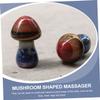 Angoily Mushroom Shape Crystal Massaging Stone for Massage Multi- Healing Tool for Relaxation and Home for view 4