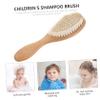NOLITOY Massaging Hair Comb for Boy Girl and Boys and Girls Natural Wool Bristle Shampoo Brush for Gentle Detangling and Scalp Massage Bath and Hair Care view 2