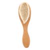Beatifufu Natural Wood Hair Brush and Comb Gentle Scalp Massager for Boy Girl and Toddlers Reduces Cradle Cap Lightweight Portable Easy to Use view 1