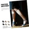 3 Pairs High Heels to The Toe Heel Tips Shoe Cover Shoe Heel Repair Heel Caps for High Heels High Heels Cover Heel Shoe Toe Caps view 2