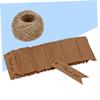 Anneome 100pcs Fish Tail Kraft Paper Gift Tags with Jute Twine DIY Thank You Labels for Weddings Parties and Crafts Scalloped Design for Creative Gift Wrapping view 2