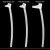 4 Pack of Phonak & Marvel Standard Retention Tails for 4.0-5.0 Receivers (2024), Transparent view 2
