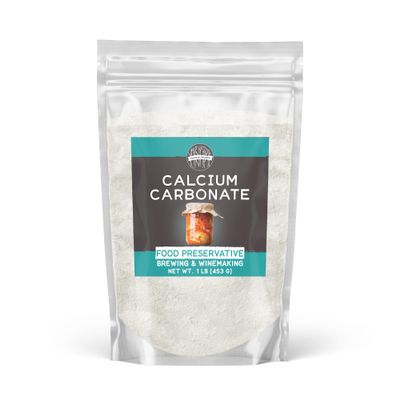 Birch & Meadow Calcium Carbonate, 1 lb, Food Preservative, Winemaking & Brewing
