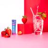HydroMATE Electrolytes Powder Drink Mix Packets Hydration Accelerator Low Sugar Rapid Party Relief Recovery Vitamin C Plus Caffeine Strawberry 30 Count view 2