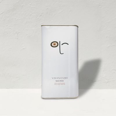 YAYA'S EVOO - Cold Pressed Extra Virgin Olive Oil, Staight from Greece. 100% Pure EVOO, Natural Superfood, High Antioxidant, Polyphenol Rich (5000ml)