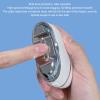 Electric Automatic Nail Clipper with Light and 2 Speeds, 2 in 1 Design, Nail Scraps Storage, USB Rechargeable Safety Fingernail Trimmer for Baby, Kids, Seniors and Adult view 4