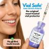 VIAL SAFE | Insulin Vial Protector Case | Secure Insulin Bottle Protector & Cover for 10mL Vials | 2-Pack | Tie Dye Purple | Fits Levemir, Lispro, Lyumjev, Fiasp, Tresbia view 2