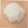 NUOBESTY 100g Lafite Grass Paper Shred Filler for Gift Wrapping Basket Filling Cream White Tissue Shred for Birthdays Weddings Christmas and More view 3