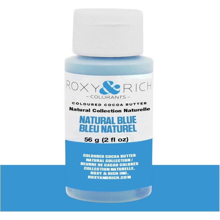 Roxy & Rich Natural Colored Cocoa Butter, 56 Grams Blue