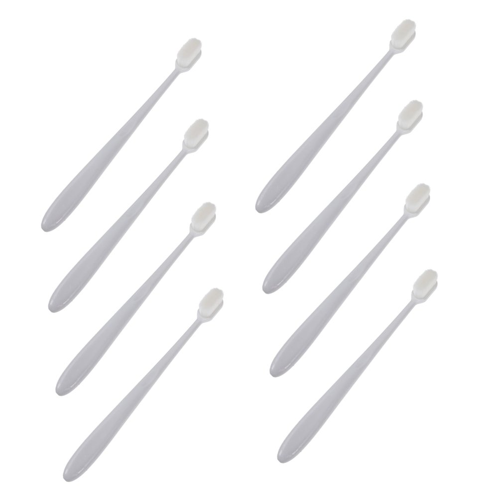 Anneome 8pcs Adult Toothbrush Pack Soft Bristle for Daily Use Gums Care Long Handle Toothbrush