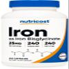 Nutricost Iron Bisglycinate Supplement (25mg) 240 Capsules - from Ferrous Bisglycinate Chelate - Non-GMO & Gluten-Free, Gentle Iron view 1