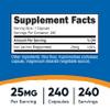 Nutricost Iron Bisglycinate Supplement (25mg) 240 Capsules - from Ferrous Bisglycinate Chelate - Non-GMO & Gluten-Free, Gentle Iron view 2
