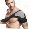 Anneome Adjustable Breathable Shoulder Support Strap Non- for Outdoor Sports Mountaineering Black Grey Left Relieve Shoulder Injuries view 2