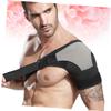 Anneome Adjustable Breathable Shoulder Support Strap Non- for Outdoor Sports Mountaineering Black Grey Left Relieve Shoulder Injuries view 3