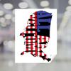 All are Welcome Here Printed Window Static Cling - 24x36" view 1
