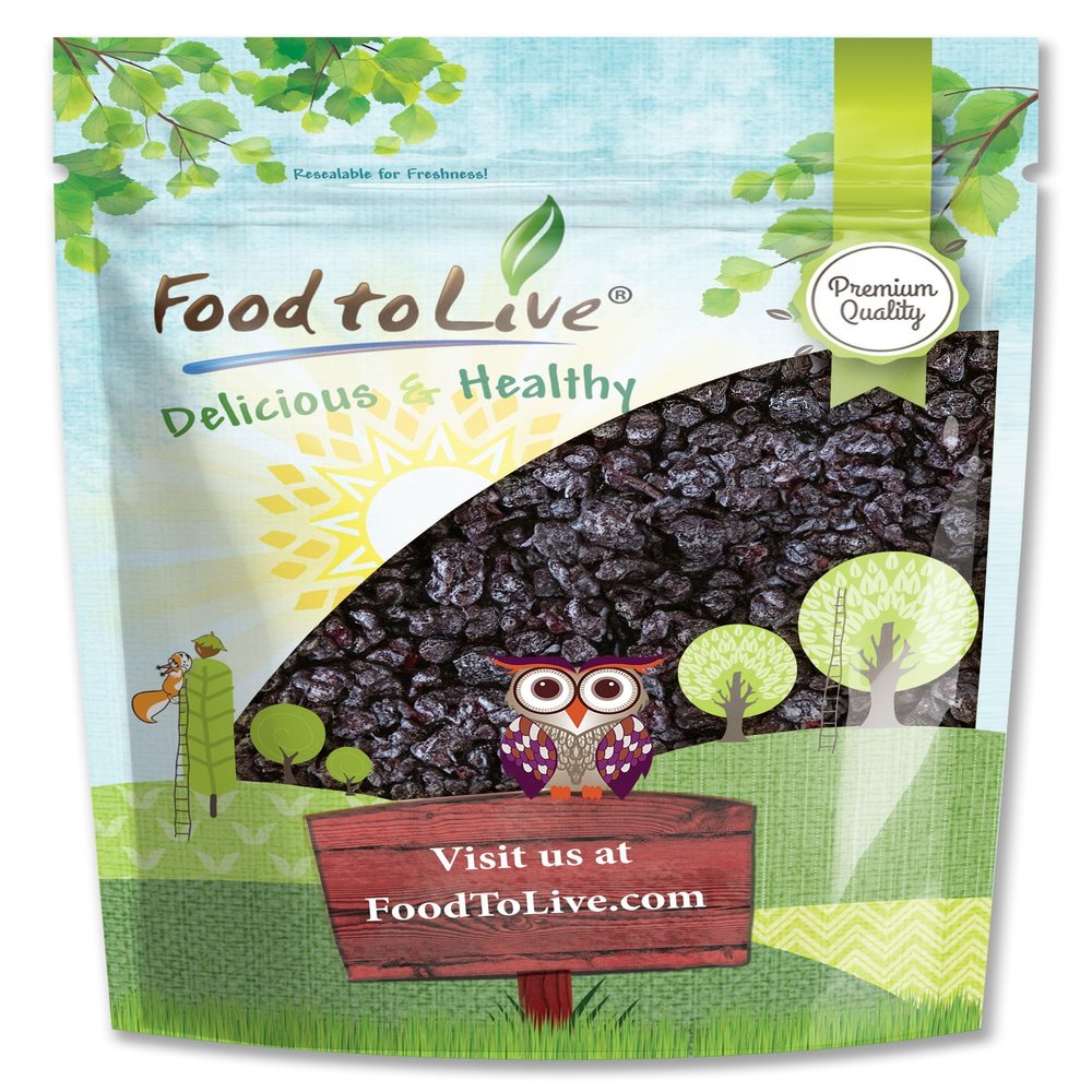 Food to Live Dried Blueberries, 5 Pounds  Unsulfured. Rich in Nutrients. Perfect Snack or Addition to Cereals, Salads, Yogurt, and Baking. Lightly Sweetened, and Coated with Sunflower Oil. Made in USA