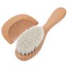 NOLITOY Infant Scalp Comb Set Wooden Baby Hair Comb Brush for Bathing Soft and Comfortable for Baby's Delicate Skin view 1
