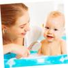 NOLITOY Infant Scalp Comb Set Wooden Baby Hair Comb Brush for Bathing Soft and Comfortable for Baby's Delicate Skin view 3