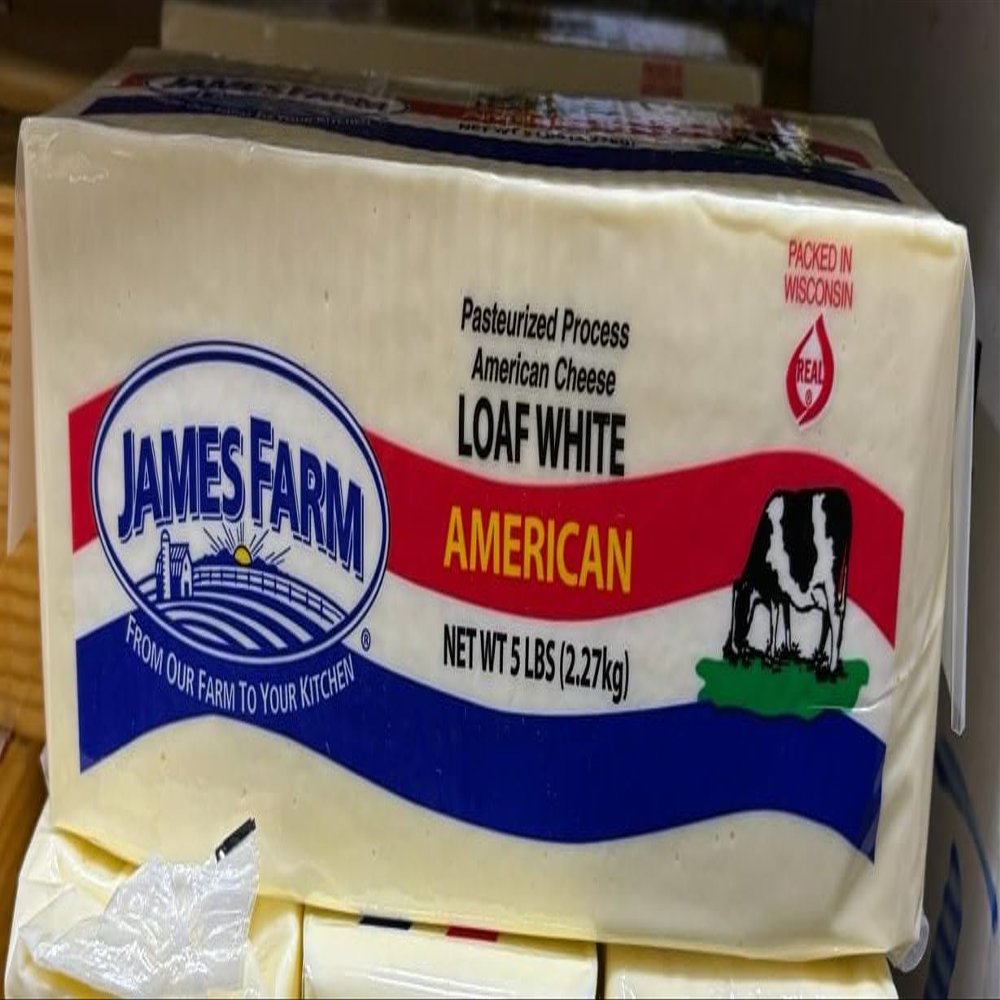 James Farm Loaf White American Cheese 5lb