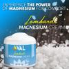 VAL Lombardi Nighttime Magnesium Zechstein Cream | Fast-Absorbing Hydrating Lotion for Legs, Feet & Chest | 4oz | Jojoba & Tuberose | USA Made view 4