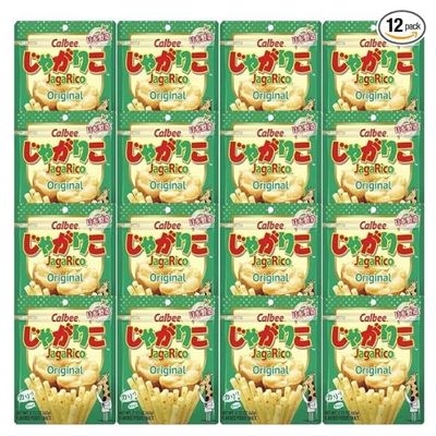 Calbee JagaRico Original Salad Potato Snack 2.12 oz (Pack of 12)