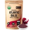 Organic Atlantic Dulse Flakes - Young Seaweed Grown in North Atlantic, Vacuum Dried Premium Quality. Soft Texture & Mild Taste. Add 1 tsp to your dish for daily vitamins/minerals. 140 Servings (3oz) view 1